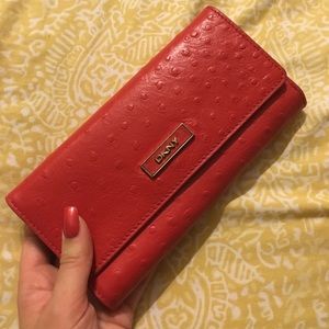 Red DKNY Wallet